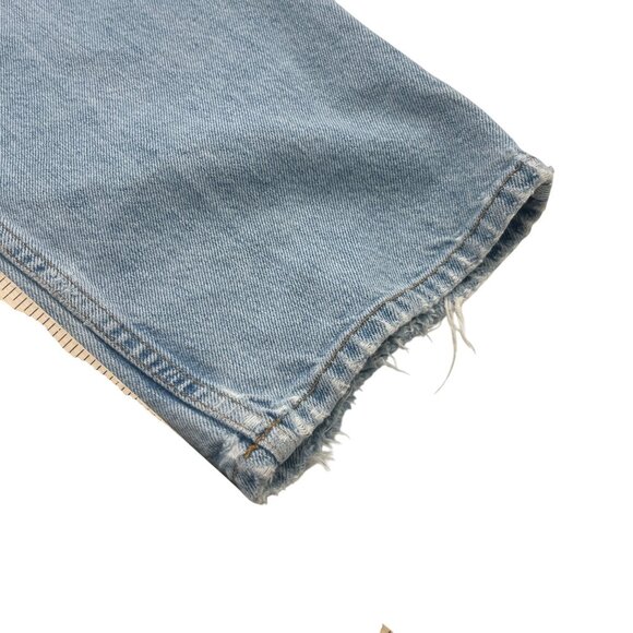 Vintage Abercrombie & Fitch Co. Men's Jeans Light Wash Cotton Size 30X30 - Picture 6 of 7